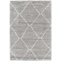 JUST HOME COLLECTION - Alfombra Living Sherpa 200x290 cm Polipropileno Gris