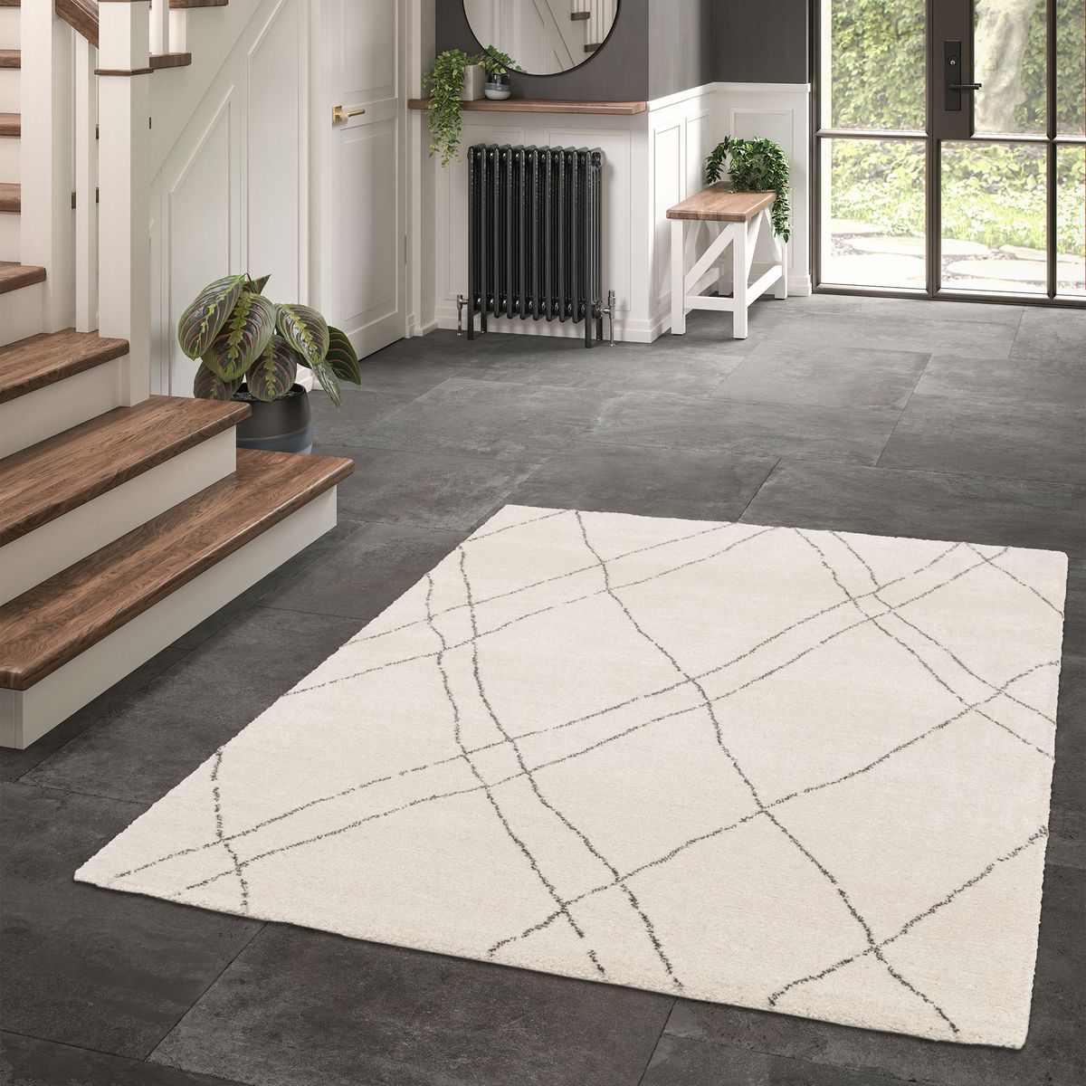 JUST HOME COLLECTION - Alfombra Living Moon 200x290 cm Polipropileno Beige