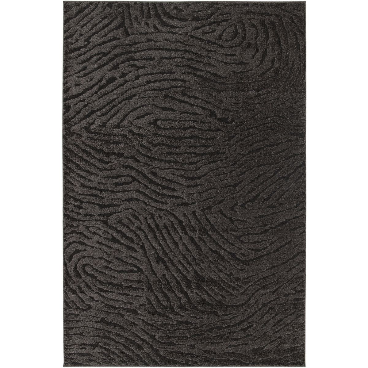 JUST HOME COLLECTION - Alfombra Living Isola 140x200 cm Polipropileno Negro