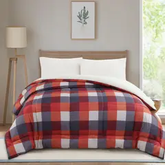 JUST HOME COLLECTION - Plumón Cuadrille Burdeo