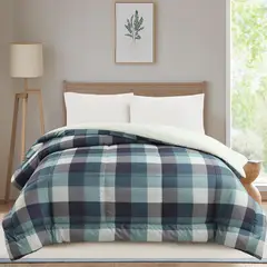 JUST HOME COLLECTION - Plumón Cuadrille Verde