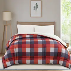 JUST HOME COLLECTION - Plumón Cuadrille Burdeo