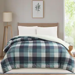 JUST HOME COLLECTION - Plumón Cuadrille Verde