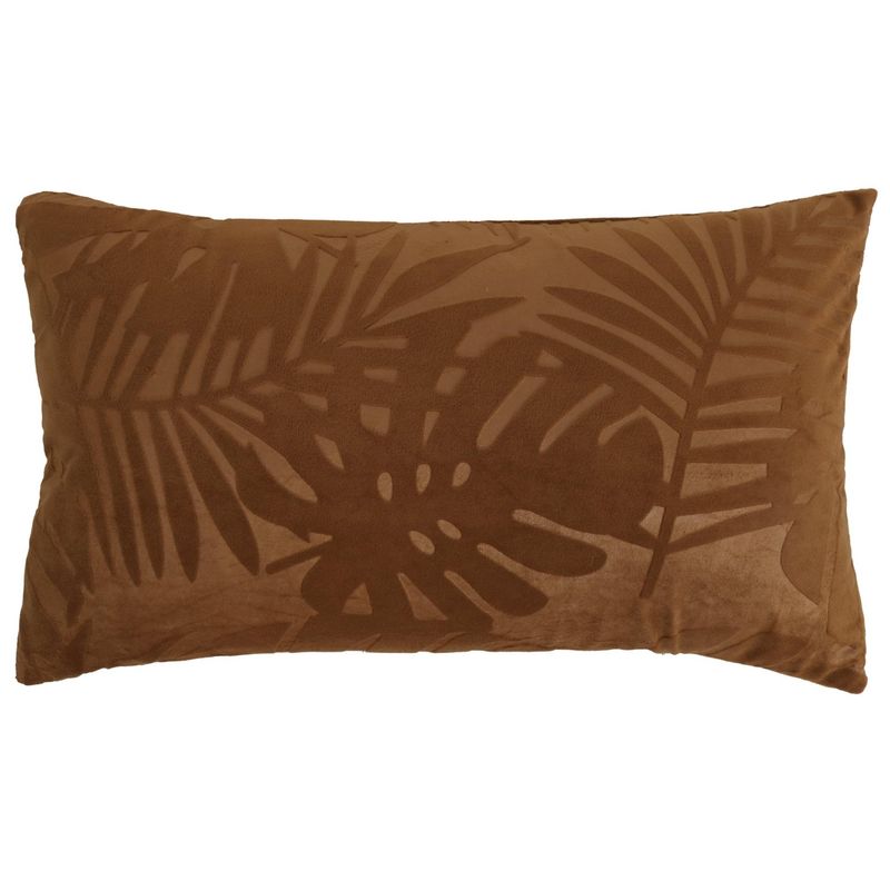 JUST HOME COLLECTION - Cojín Embossed 50x30 cm Caramelo