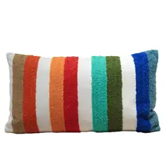 JUST HOME COLLECTION - Cojín Rainbow Multicolor 65x30 cm