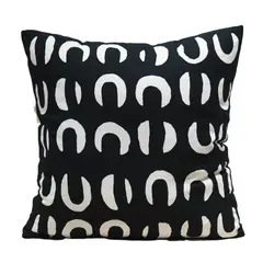 JUST HOME COLLECTION - Cojín Circulo Blanco 45x45 cm