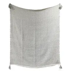 JUST HOME COLLECTION - Manta Textura Especial Gris