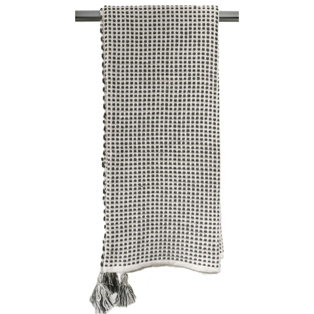 JUST HOME COLLECTION - Manta Texture 130X160 cm Gris