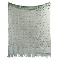 JUST HOME COLLECTION - Manta Woven Especial Turquesa