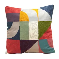 JUST HOME COLLECTION - Cojín Puzzle 45x45 cm Multicolor