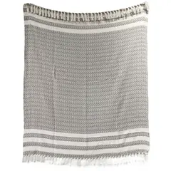 JUST HOME COLLECTION - Manta Zig-Zag Especial Grisis