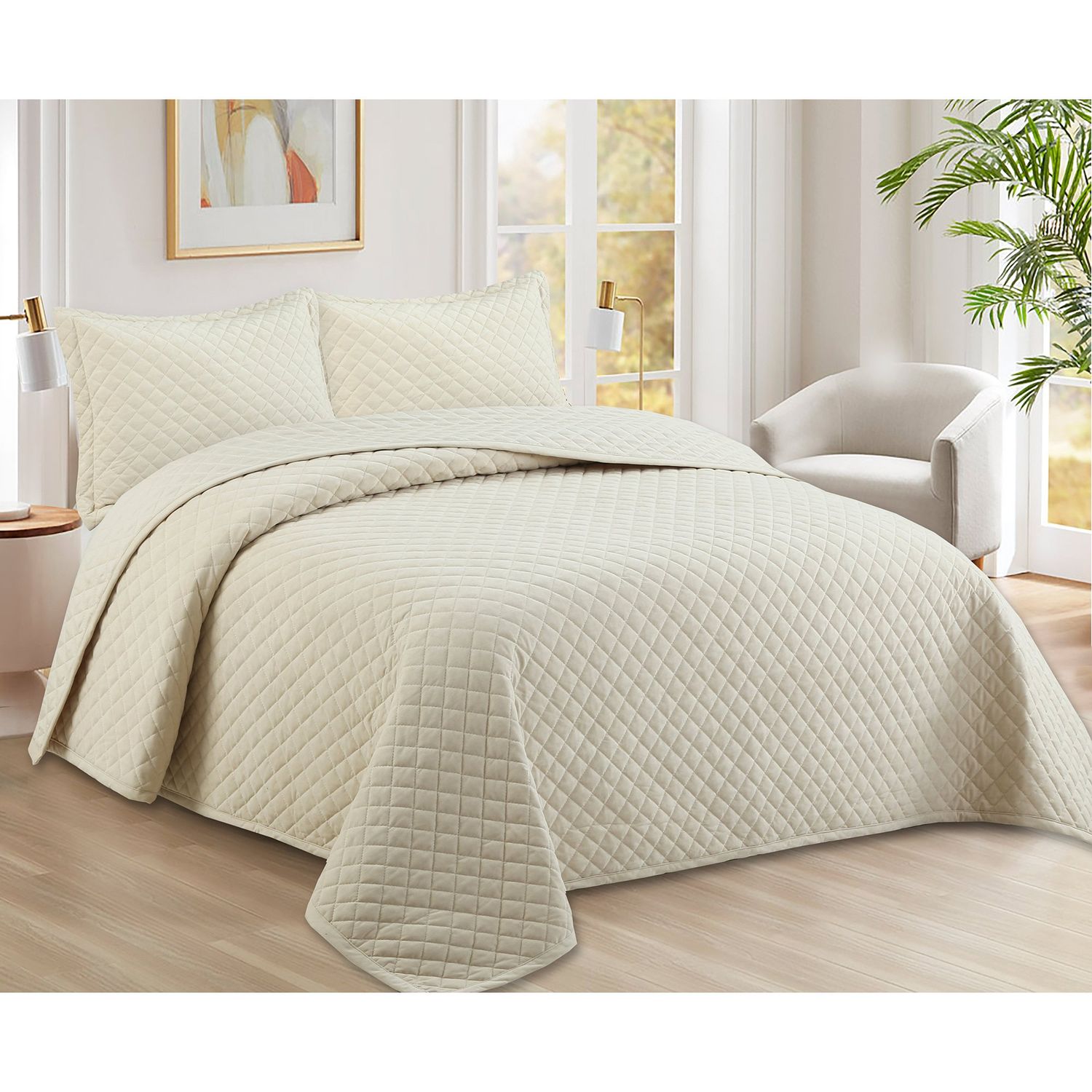 Sodimac te muestra Quilt Clasico Beige