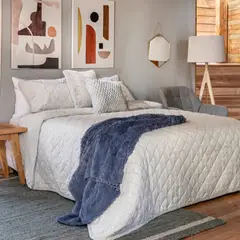 JUST HOME COLLECTION - Manta Nordic Especial Azul