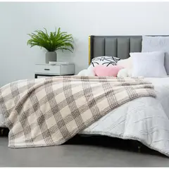 JUST HOME COLLECTION - Manta Sherpa Roll Especial Beige