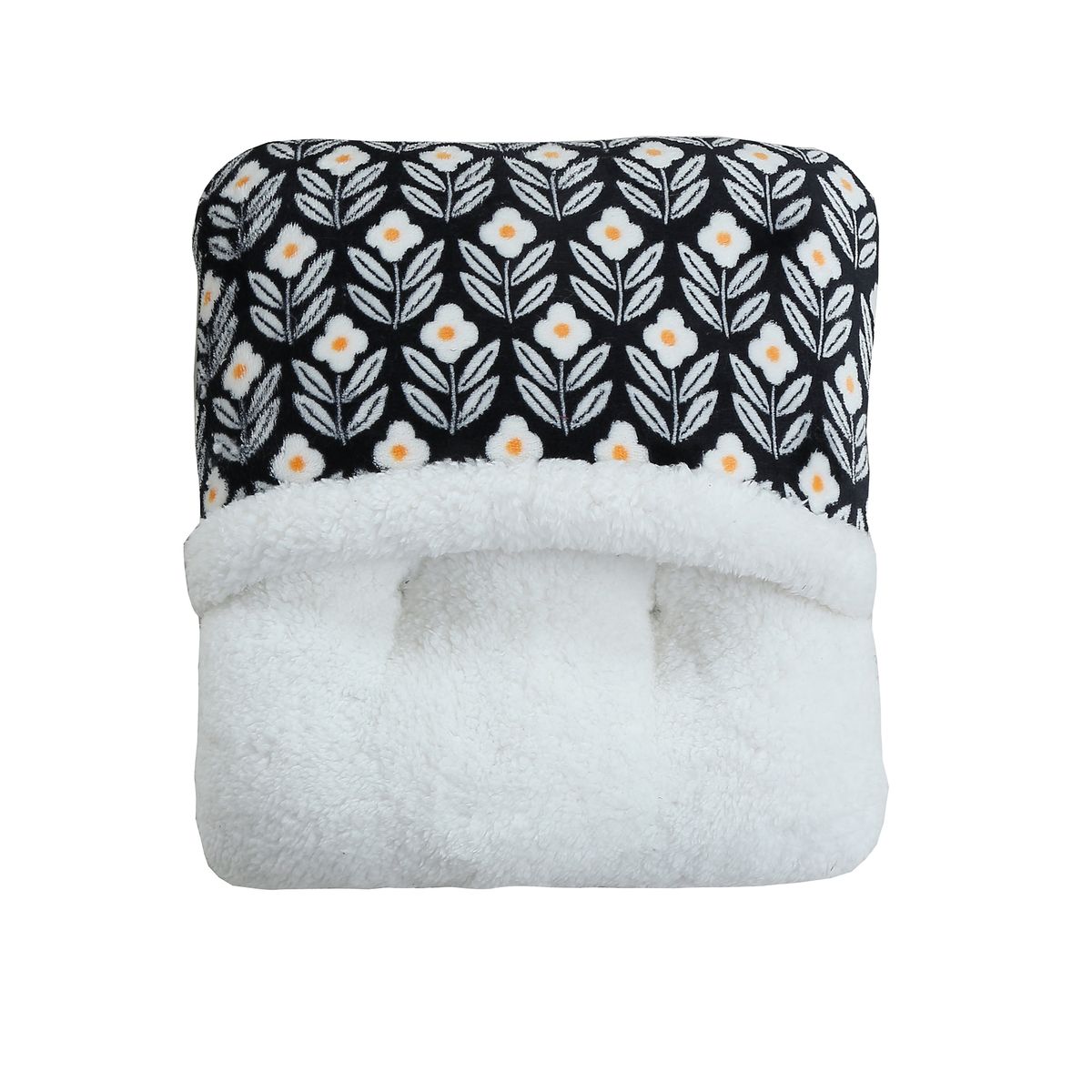 JUST HOME COLLECTION - Calienta pies Sherpa Multicolor 40x40 cm