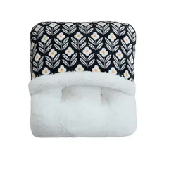 JUST HOME COLLECTION - Calienta pies Sherpa Multicolor 40x40 cm