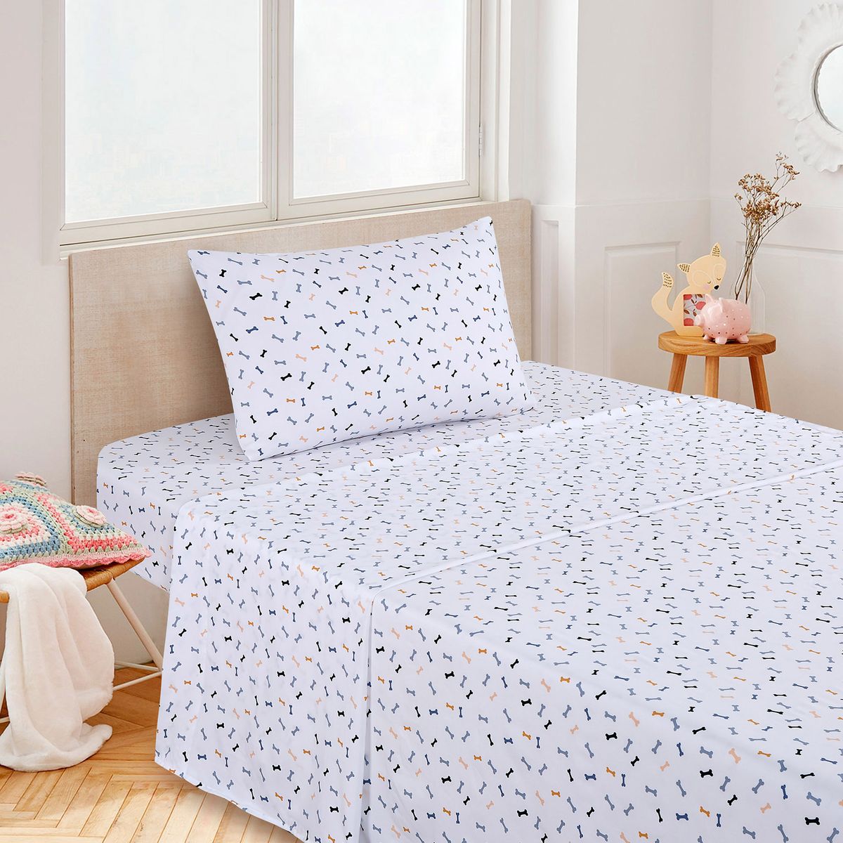 JUST HOME COLLECTION - Combo 1.5 plazas Combo Multicolor 