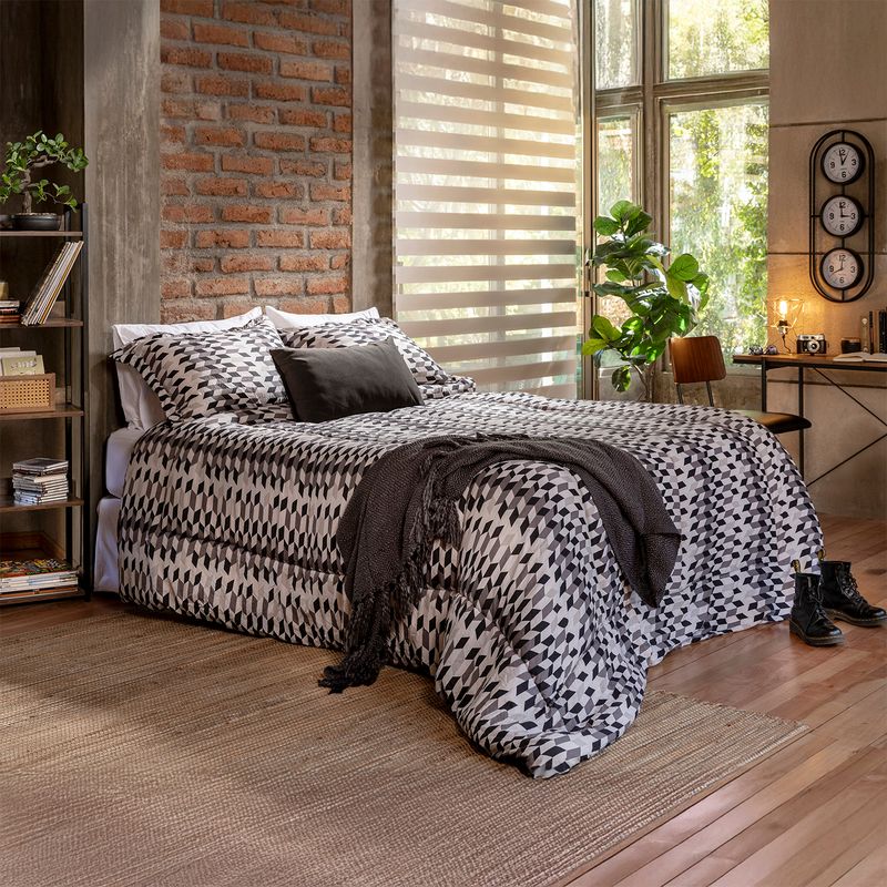 JUST HOME COLLECTION - Manta Urban Tejida Especial Grafito