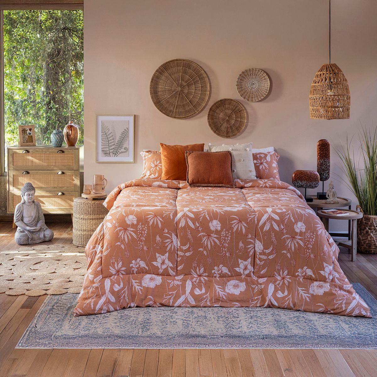 JUST HOME COLLECTION - Plumón Boho Multicolor