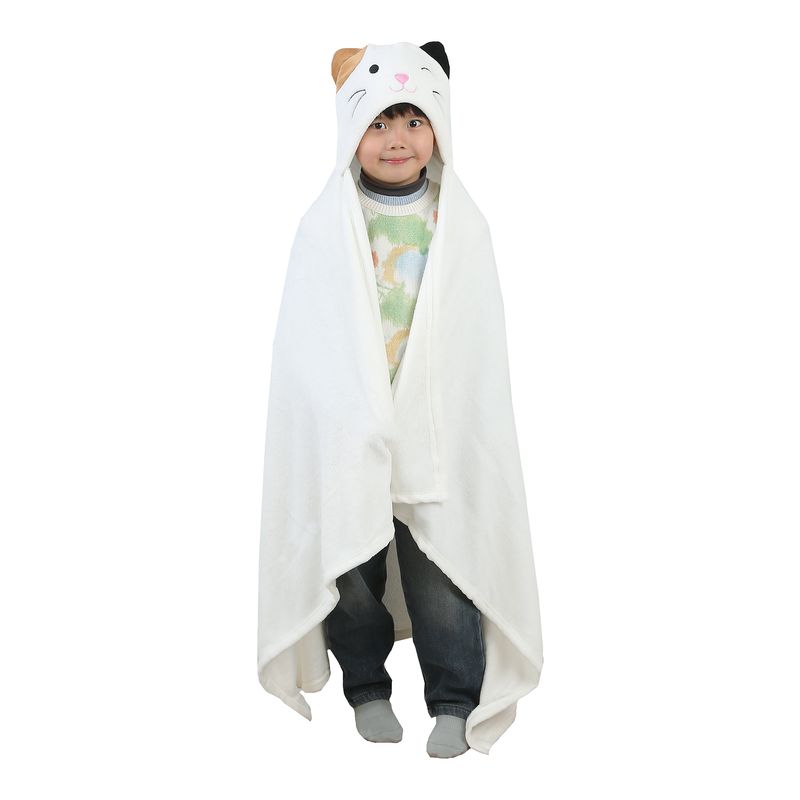 JUST HOME COLLECTION - Manta Gorro Flannel Especial Cat