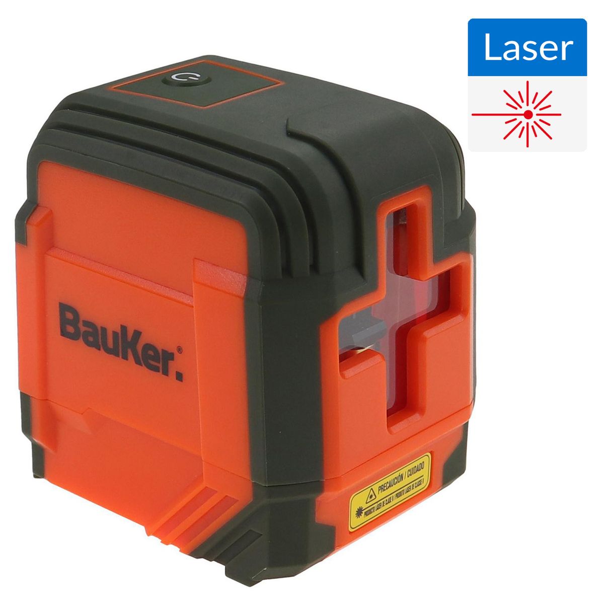 BAUKER - Nivel laser 2 líneas rojo