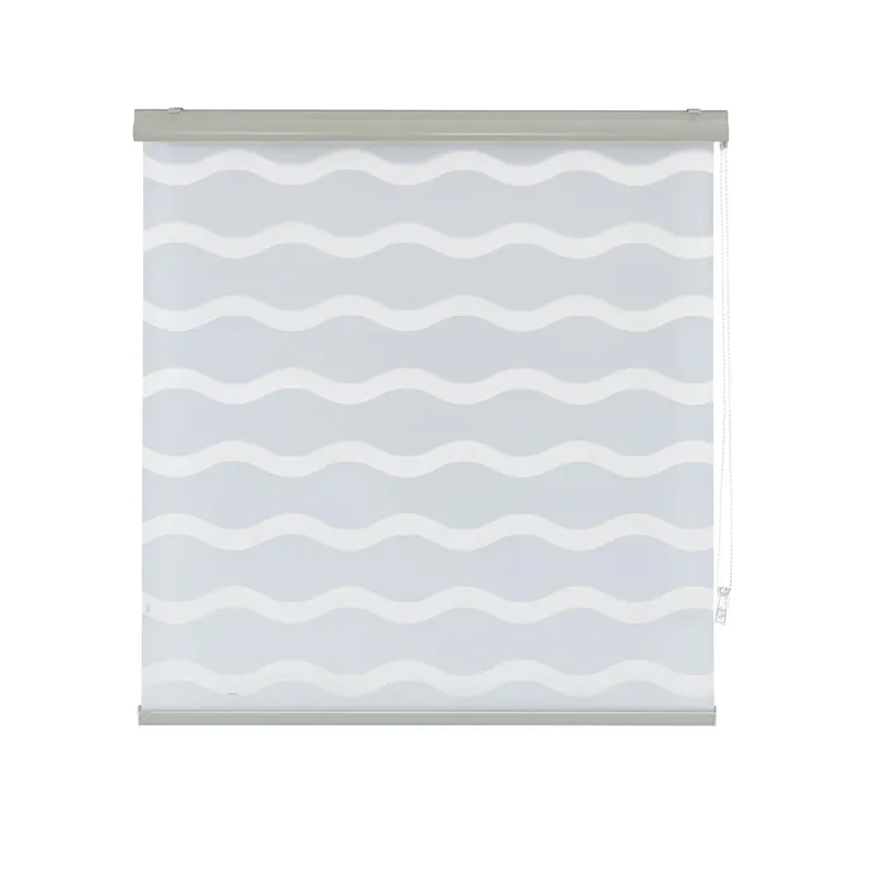 JUST HOME COLLECTION - Cortina D/N Wave 120X165 Blanco