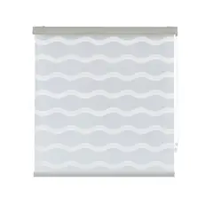 JUST HOME COLLECTION - Cortina D/N Wave 120X165 Blanco