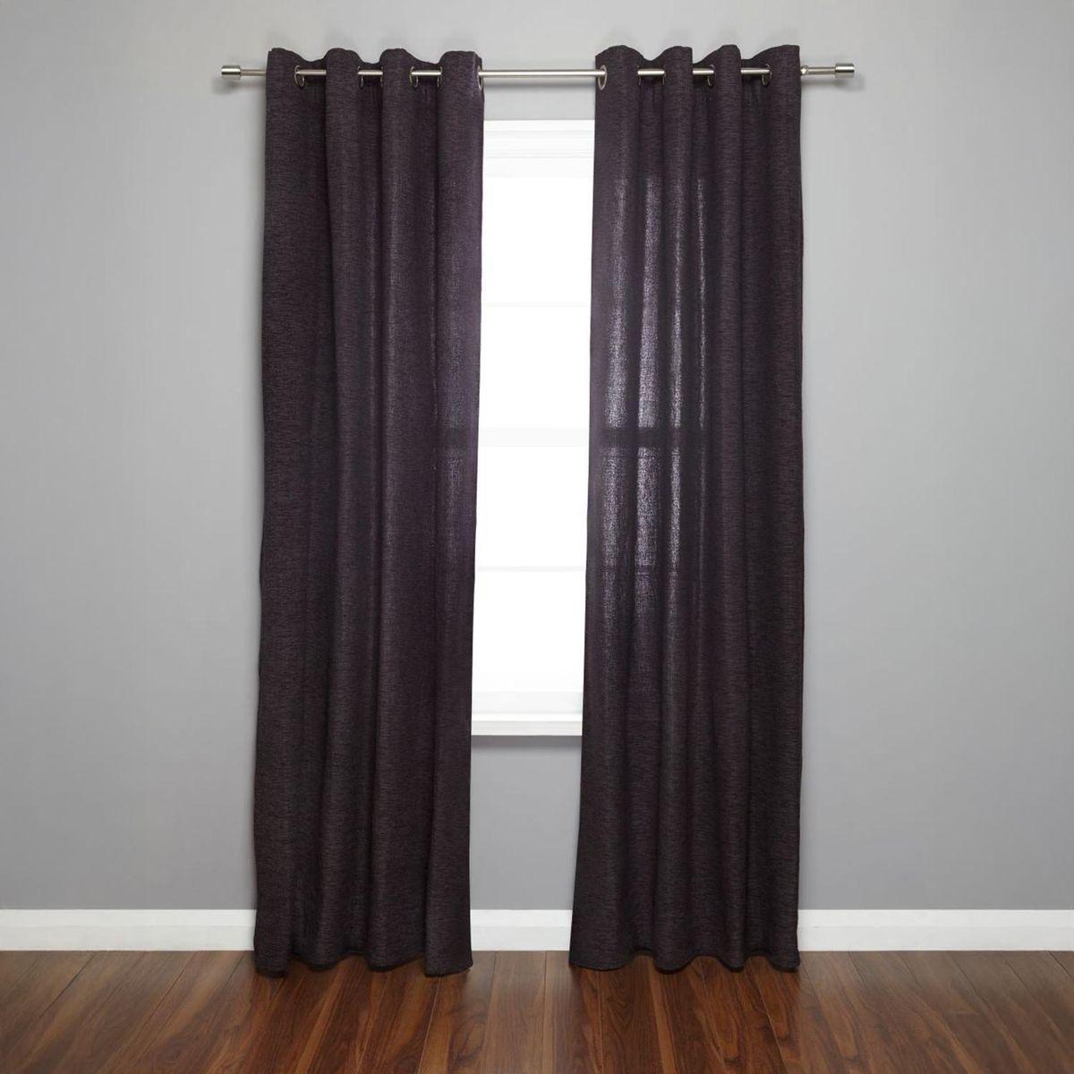 UMBRA - Set Barra Cortina Simple 25mm Extensible 167-304 cm Acero Níquel