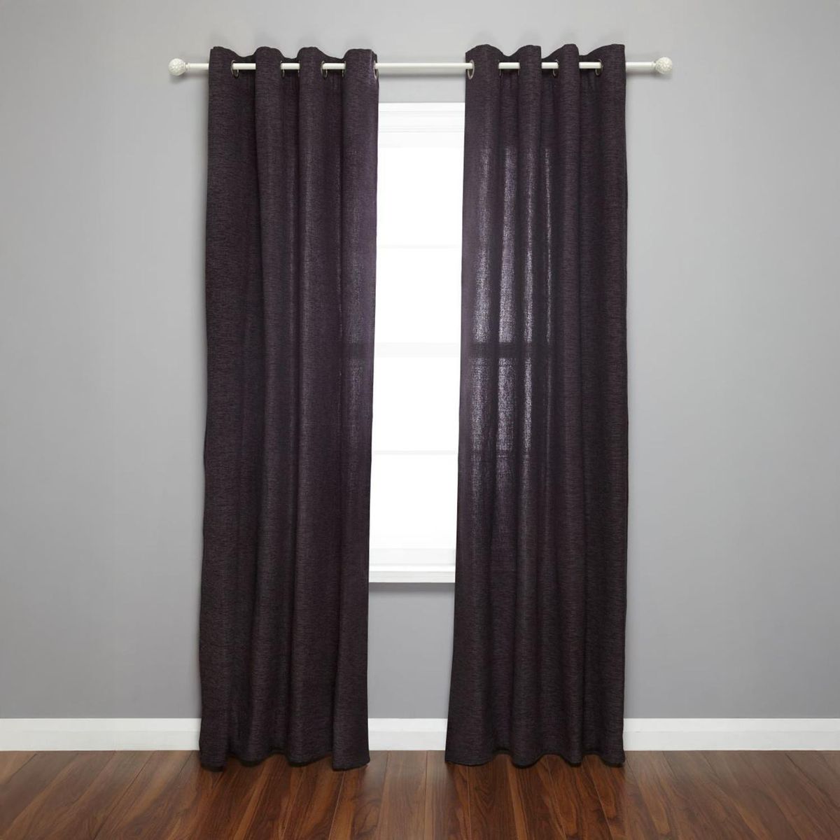 UMBRA - Set Barra Cortina Simple 25mm Extenisble 167-304 cm Acero Blanco