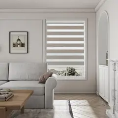 JUST HOME COLLECTION - Cortina Roller Dúo Black Out Look Lino