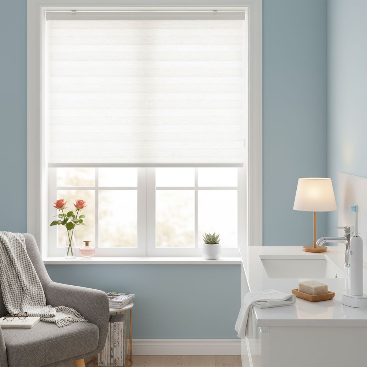 JUST HOME COLLECTION - Cortina Roller Dúo Look Lino