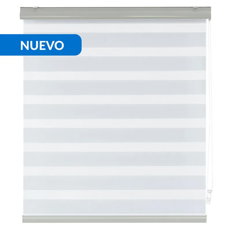 JUST HOME COLLECTION - Cortina roller dúo blanco