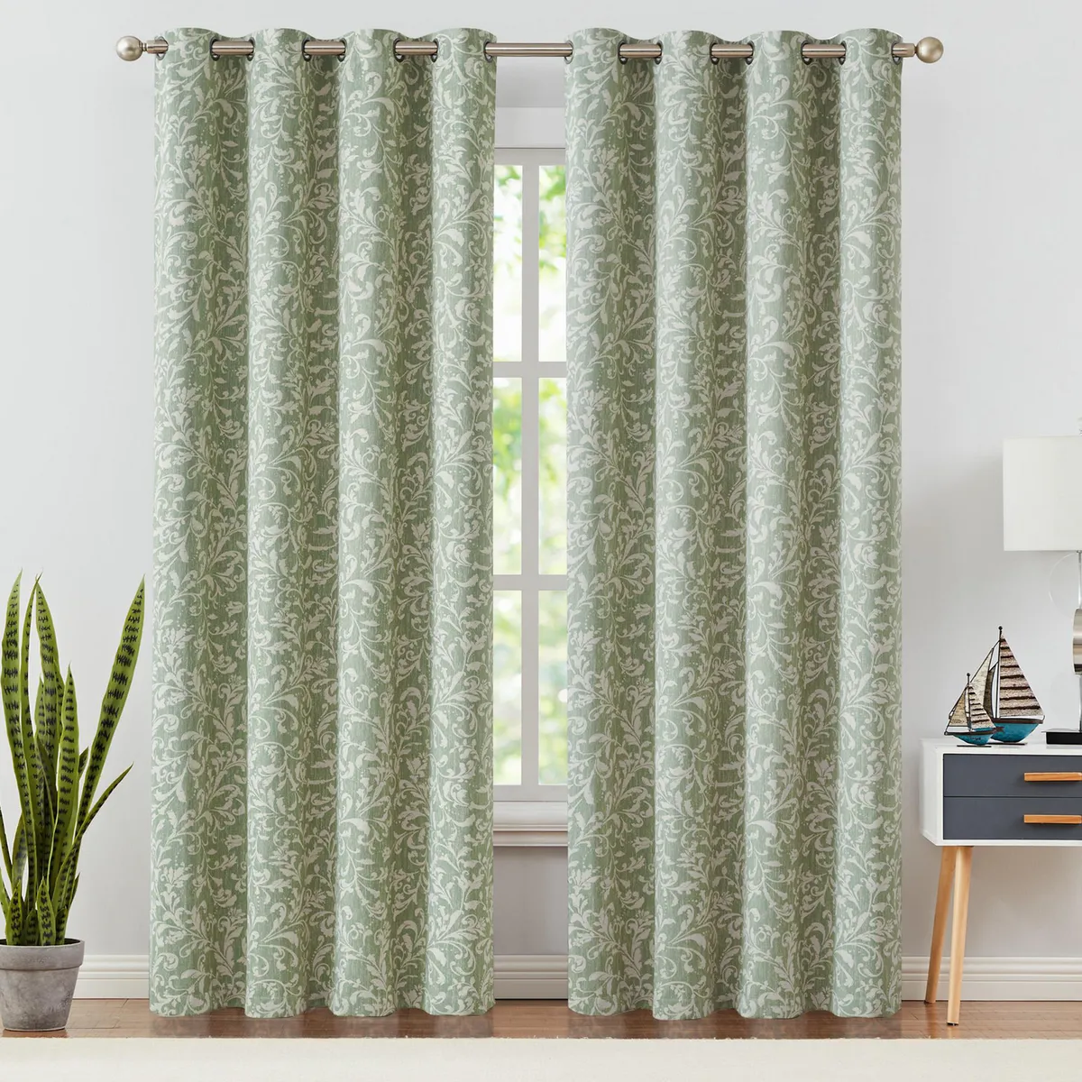 JUST HOME COLLECTION - Cortina Sun out 140x220 cm Verde