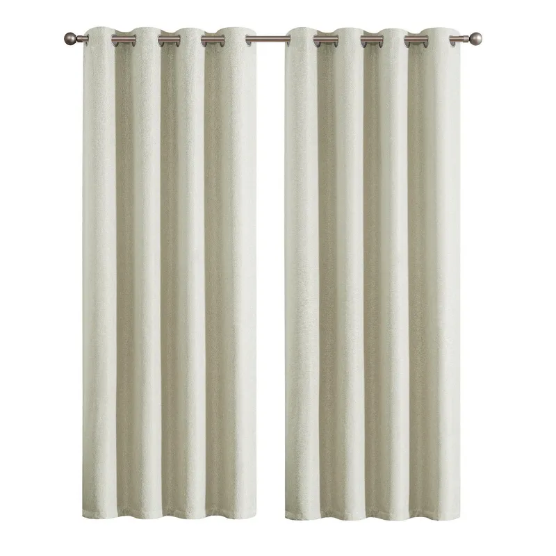 JUST HOME COLLECTION - Set 2 Paños Cortina Tela Lucca 140x250 cm