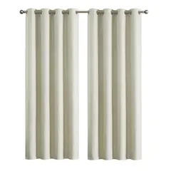 JUST HOME COLLECTION - Set 2 Paños Cortina Tela Lucca 140x250 cm
