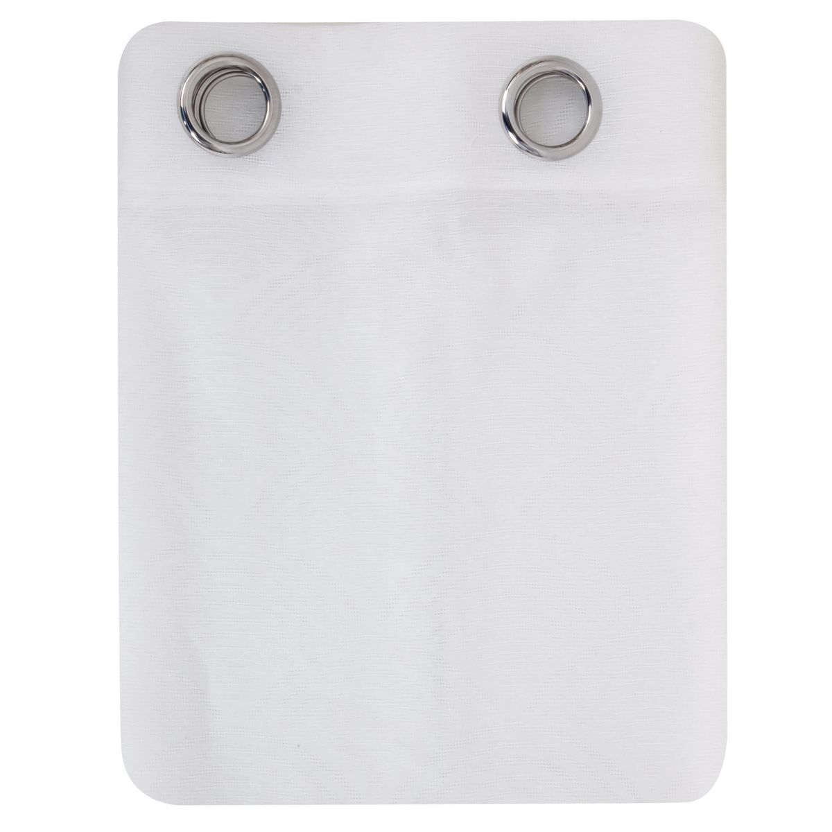 JUST HOME COLLECTION - Cortina Velo Jacquard Diseño 140x220 cm Blanco Argolla