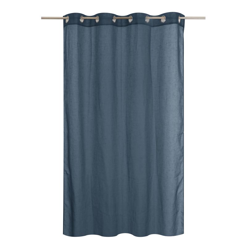 JUST HOME COLLECTION - Velo Abby De anillo superior 140x220 cm Azul