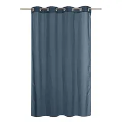JUST HOME COLLECTION - Velo Abby De anillo superior 140x220 cm Azul