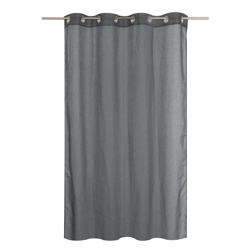JUST HOME COLLECTION - Velo Abby De anillo superior 140x220 cm Grafito