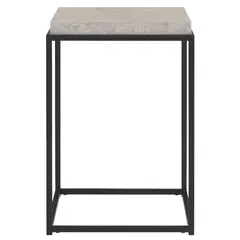 JUST HOME COLLECTION - Mesita Talara Mármol, Negro 41x41x61 cm