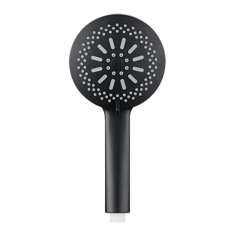 Mango Ducha Abs 5 Funciones 12 cm Negro