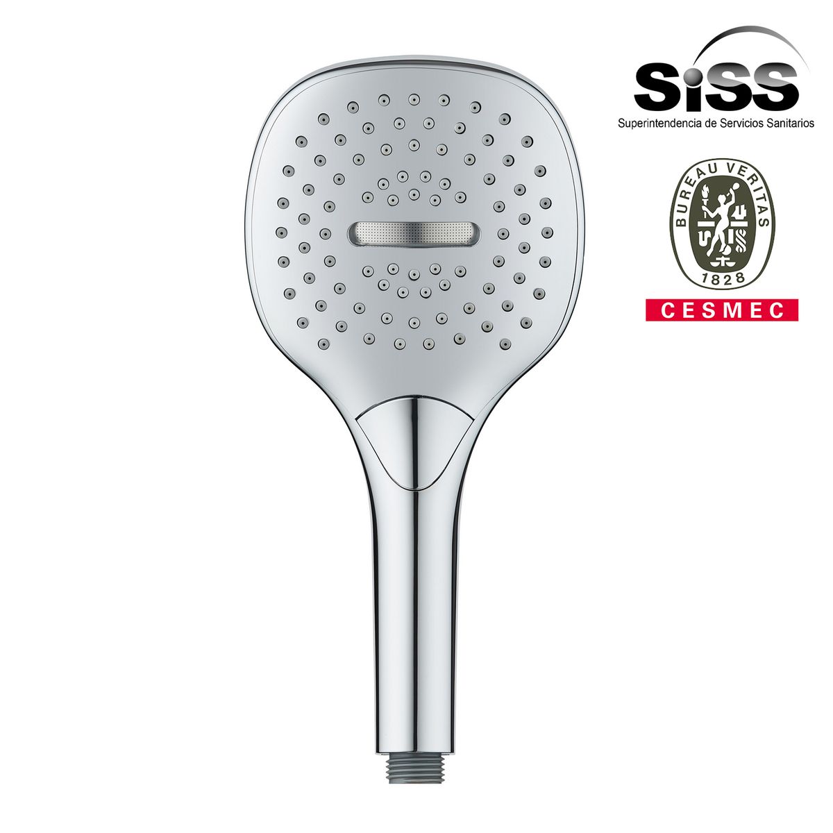 SENSI DACQUA - Mango Ducha Botón Abs 3 Funciones 12 cm