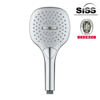 SENSI DACQUA - Mango Ducha Botón Abs 3 Funciones 12 cm