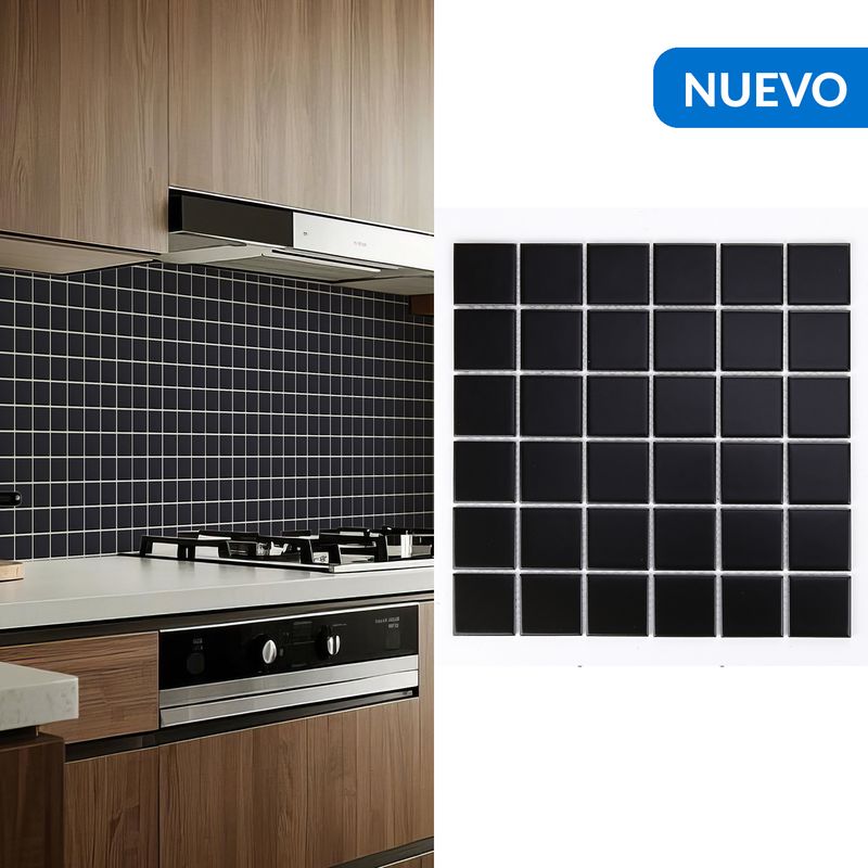 HOLZTEK - Malla Wall Ngr Mt 30,6X30,6 0,09M2