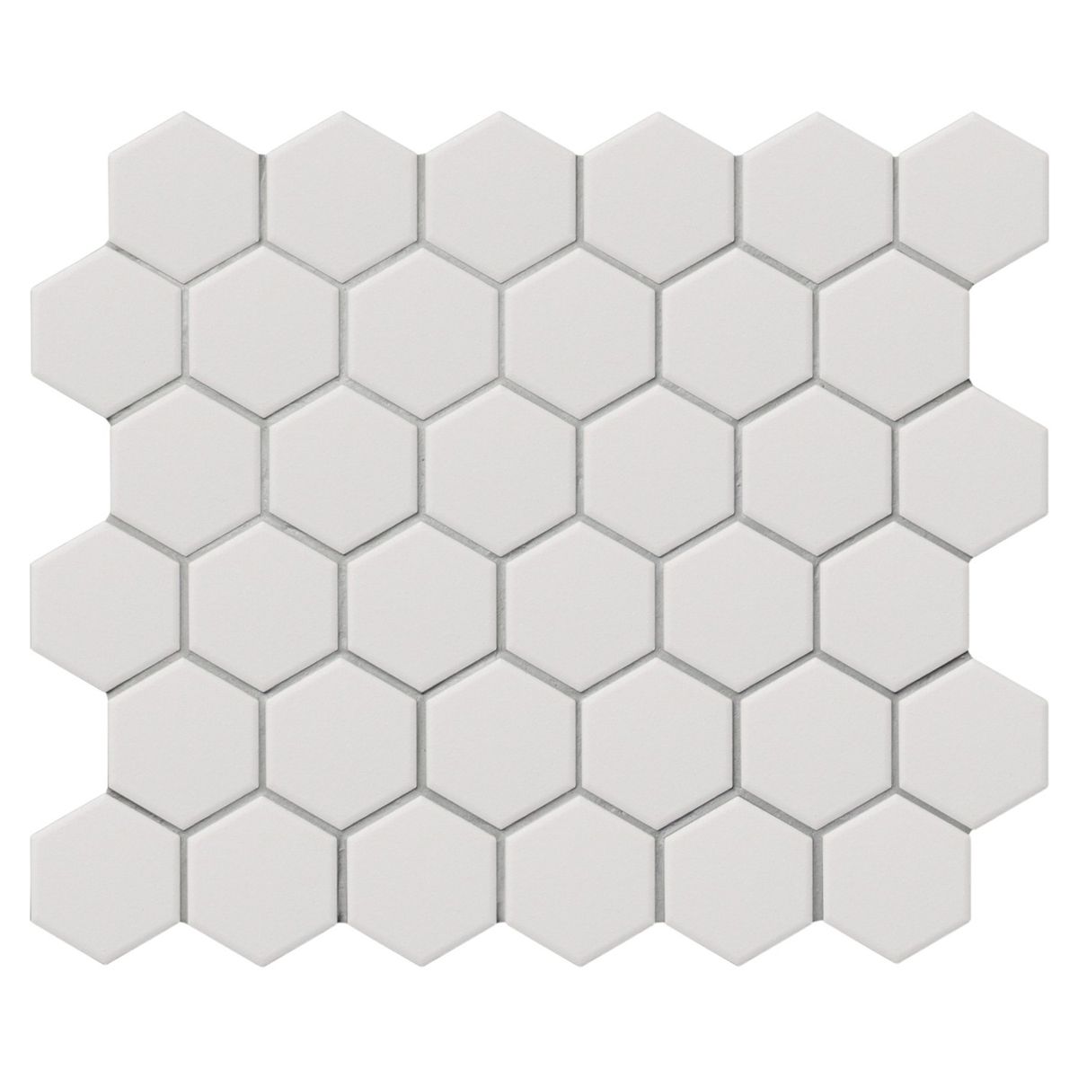 HOLZTEK - Mosaico Malla Hex Blanco Mt 32,5X28,2 0,09M2