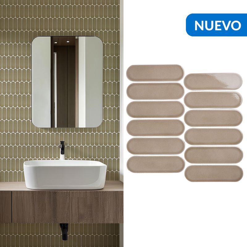 HOLZTEK - Malla Oval Xl Taupe 29X27,6 0,08M2