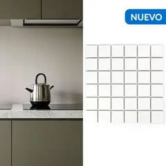HOLZTEK - Malla Wall Blanco Mt 30,6X30,6 0,09M2