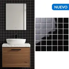 HOLZTEK - Malla Wall Negro 30,6X30,6 0,09M2