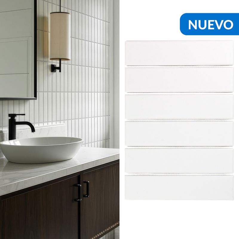 HOLZTEK - Malla Brick Blanco Mt 19,9X29 0,06M2