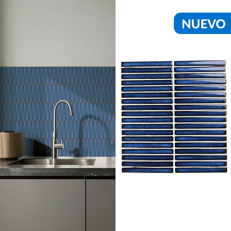 HOLZTEK - Malla Lines Azul 29,8X31,4 0,93M2